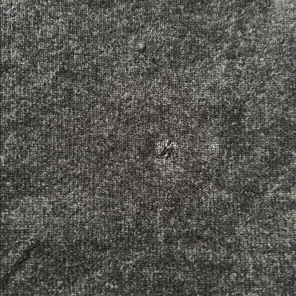 LL Bean Vintage Heather Charcoal Gray 100% Lambs Wool Crewneck Sweater Sz Large - Picture 7 of 7